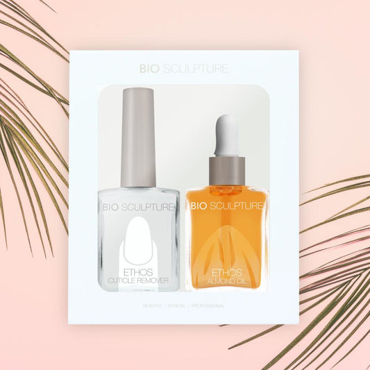 Cuticle Duo ist ein Geschenkset aus - ETHOS Cuticle Remover
ETHOS Almond Oil