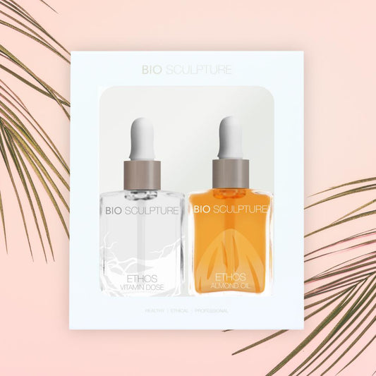 Nailcare Duo ist ein Geschenkset aus - ETHOS Vitamin Dose
ETHOS Almond Oil