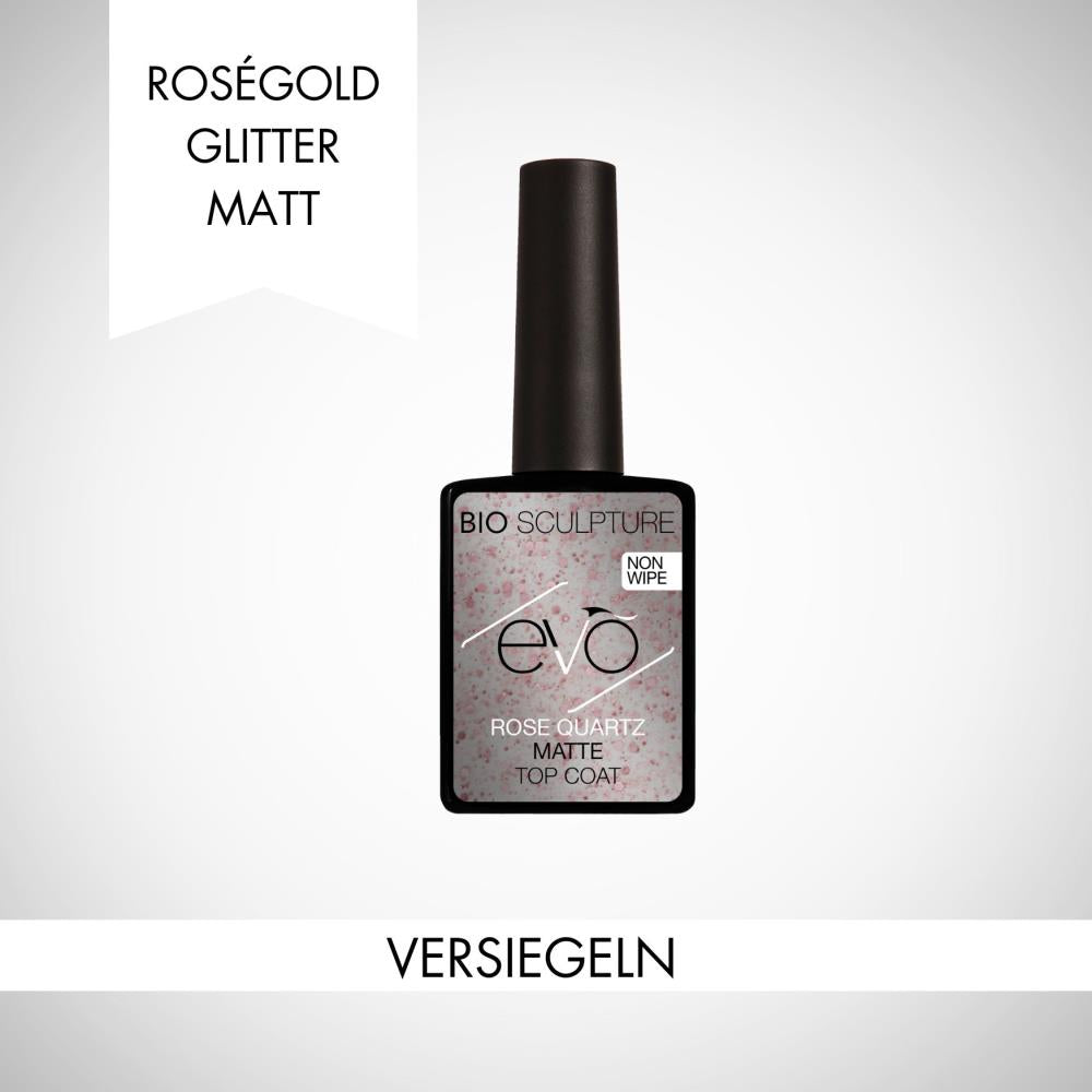 EVO ROSE QUARTZ MATTE TOP COAT 14 ml
