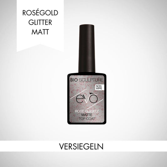 EVO ROSE QUARTZ MATTE TOP COAT 14 ml