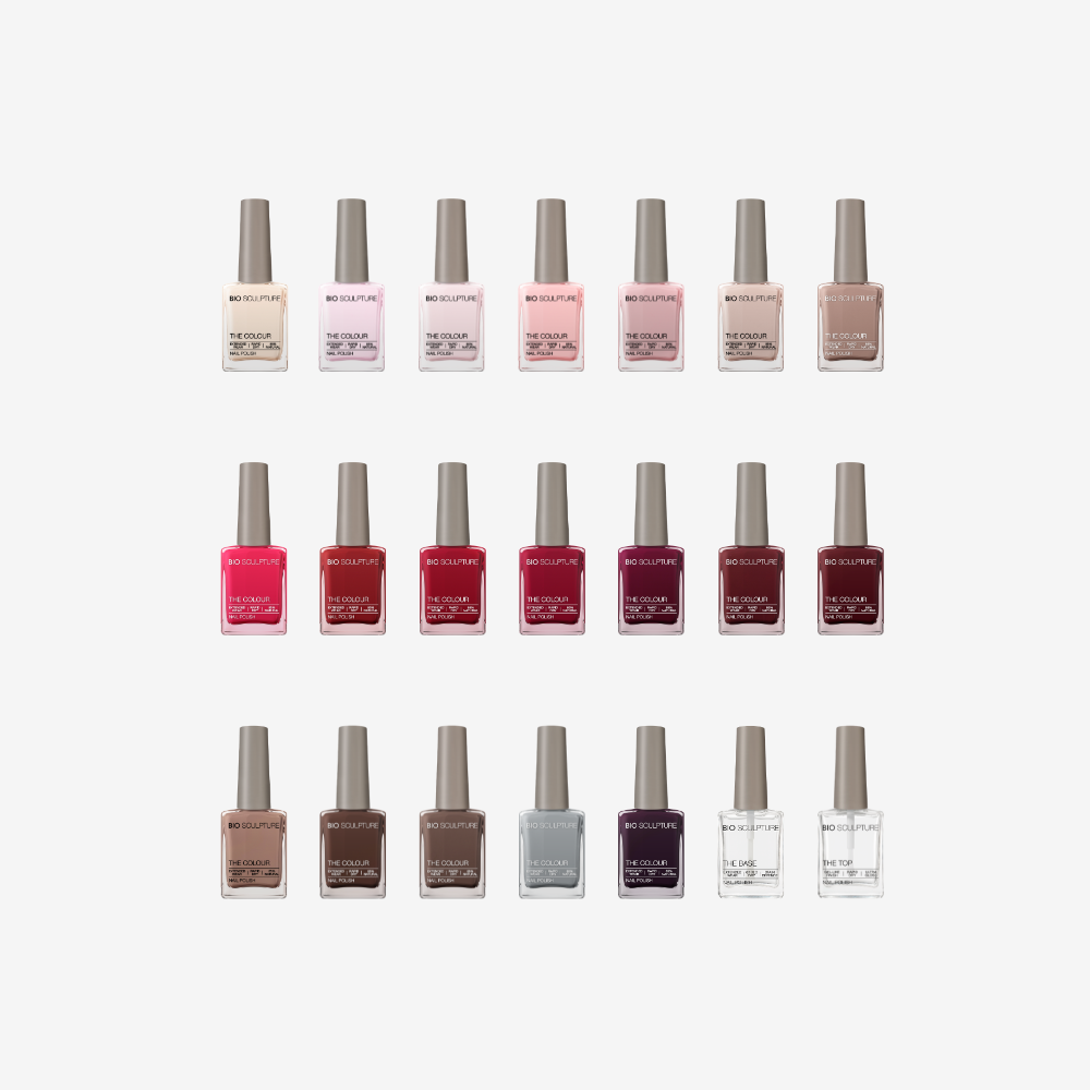 BIO SCULPTURE Signature Singles – 19 ausgewählte Nagellackfarben von natürlichen Nuancen bis zu klas