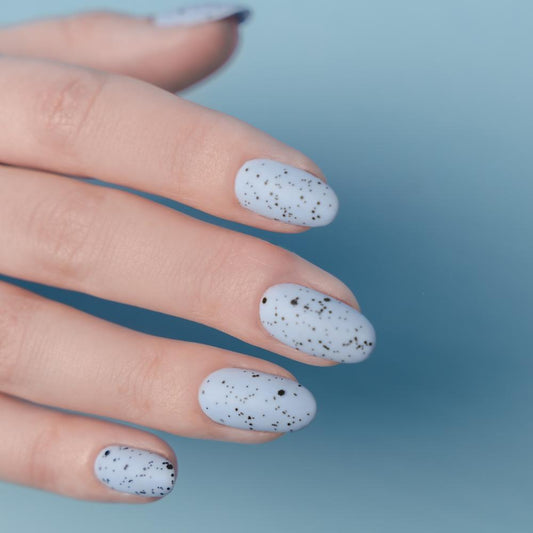 EVO SPECKLED BLACK MATTE TOP COAT 14 ml