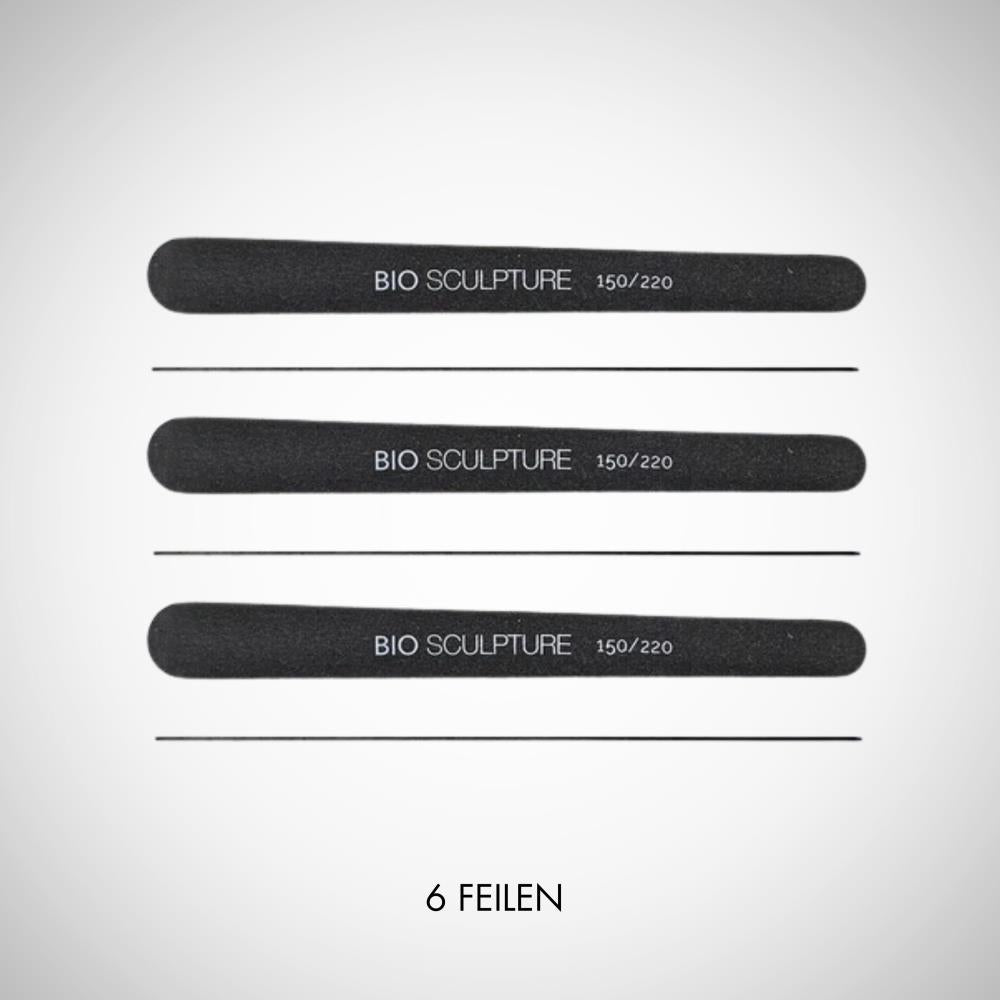THIN BLACK FILE 150/220 GRIT MULTIPACK 6 STÜCK