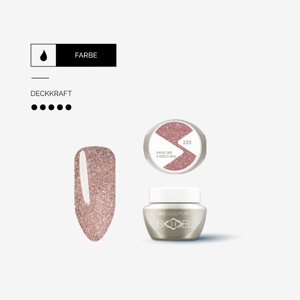 BIOGEL No. 220 SHINE LIKE A DISCO BALL