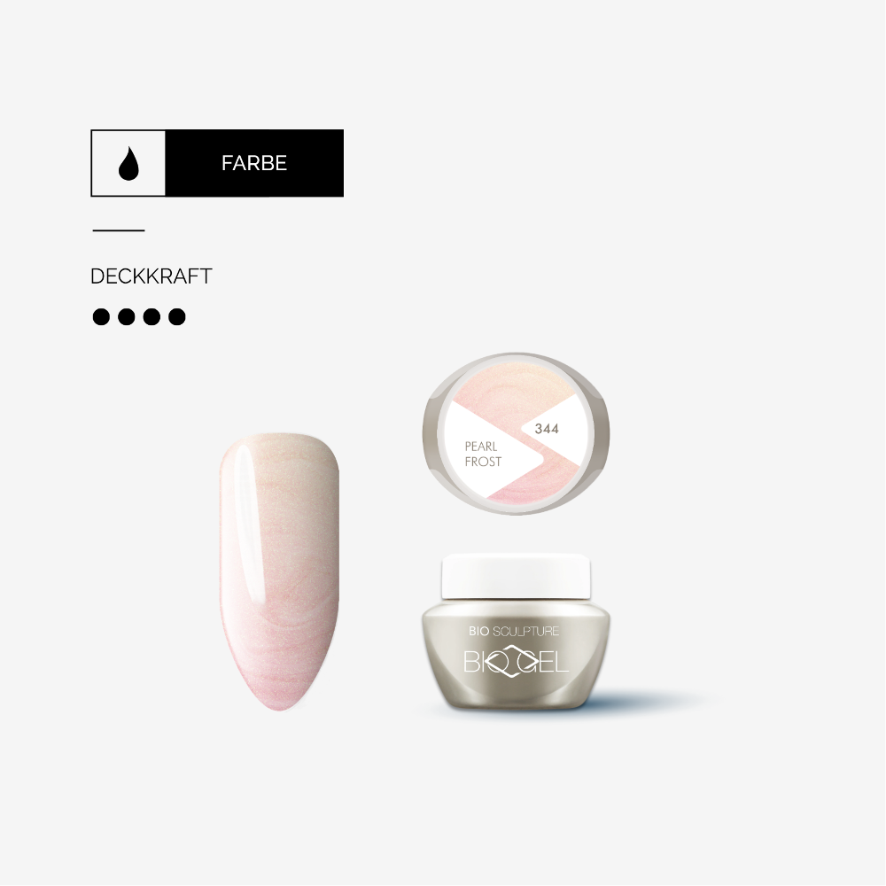 BIOGEL 344 Pearl Frost – milchiges Perlmutt