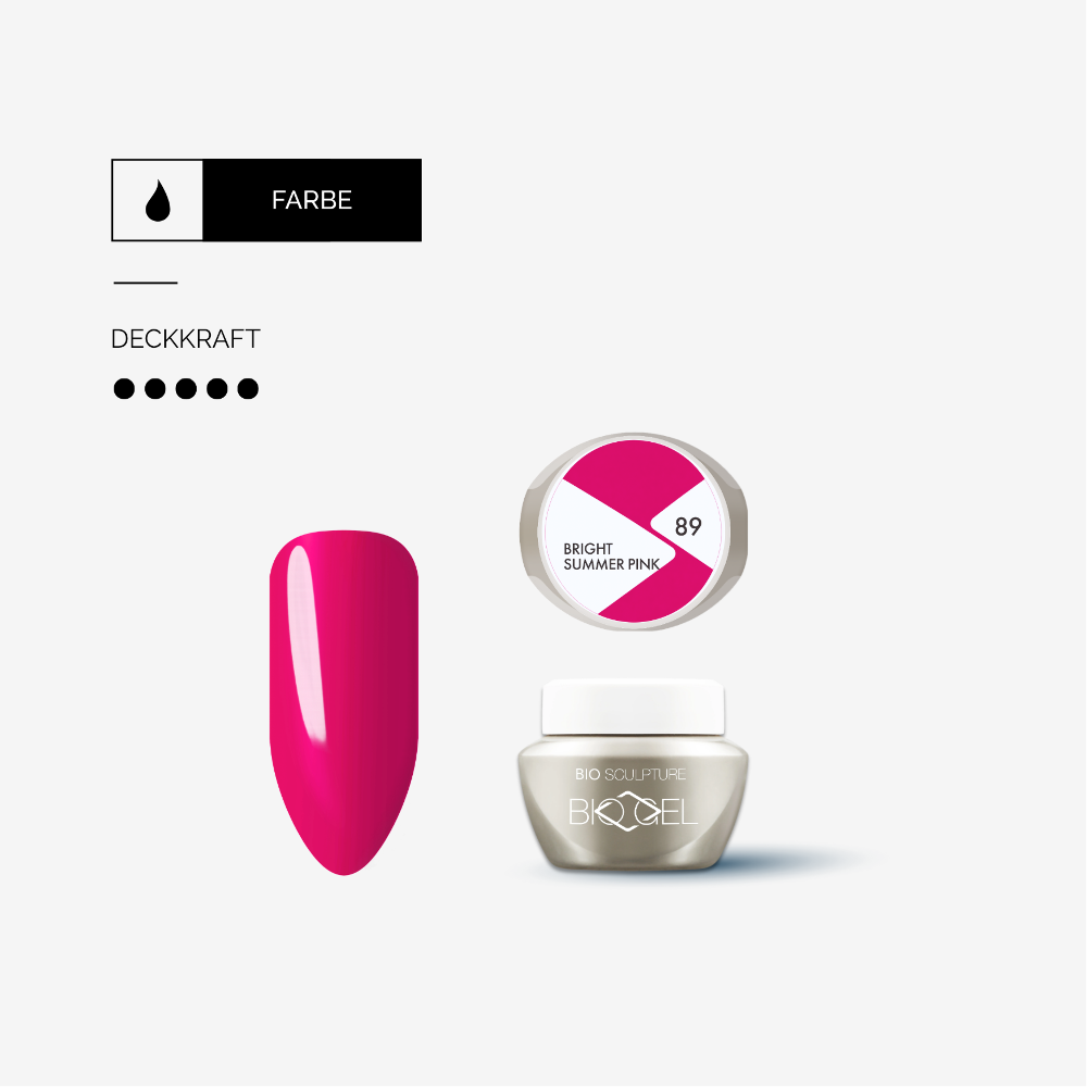 BIOGEL No. 89 BRIGHT SUMMER PINK