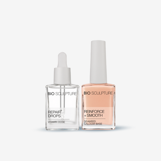 BIO SCULPTURE Brittle Nailkit Smooth & Repair- Pflege Duo aus Vitamin Dose und Seaweed Calcium Base
