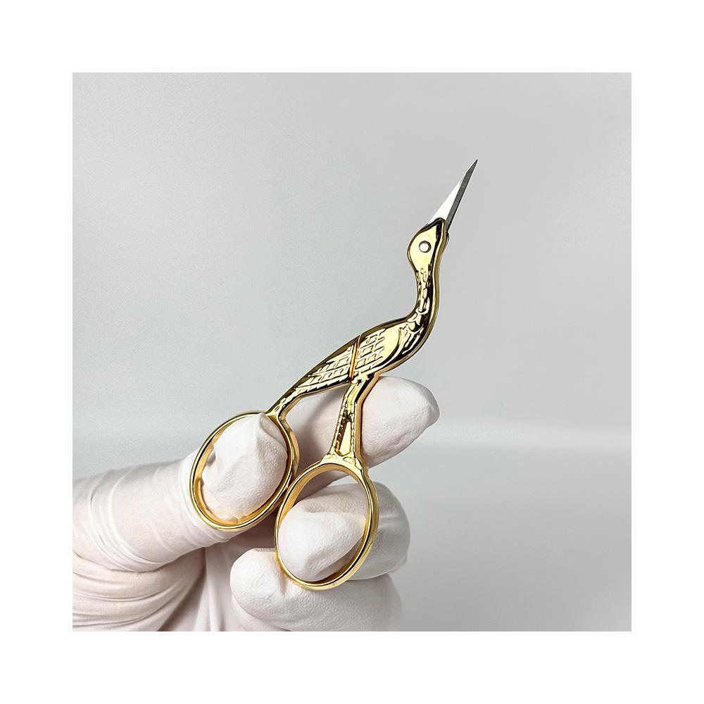 FINE BLADE GOLD STORK SCISSORS