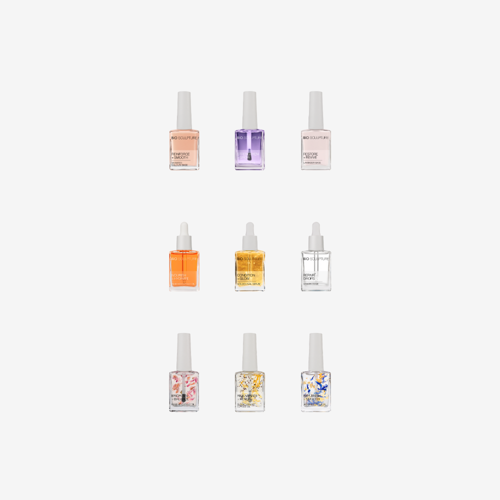 BIO SCULPTURE Nail Treatments Singles – neun Produkte für Nagel- und Nagelhautpflege
