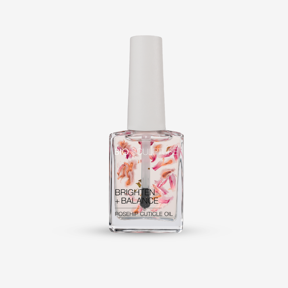 Bio Sculpture Rosehip Cuticle Oil – pflegendes Nagelhautöl für trockene und raue Nagelhaut.