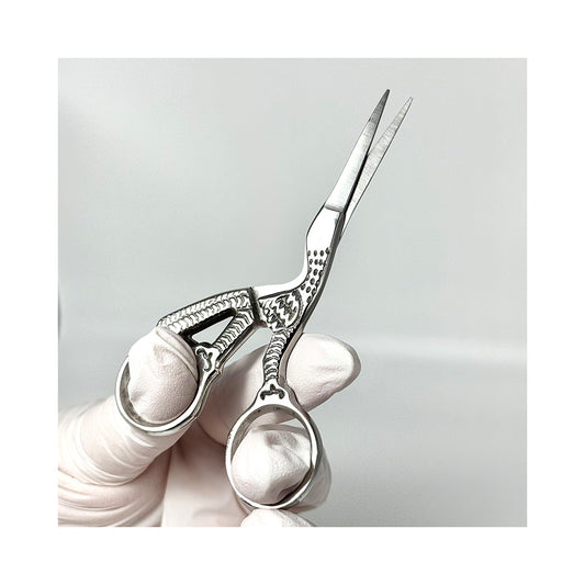 STRAIGHT BLADE SILVER STORK SCISSORS