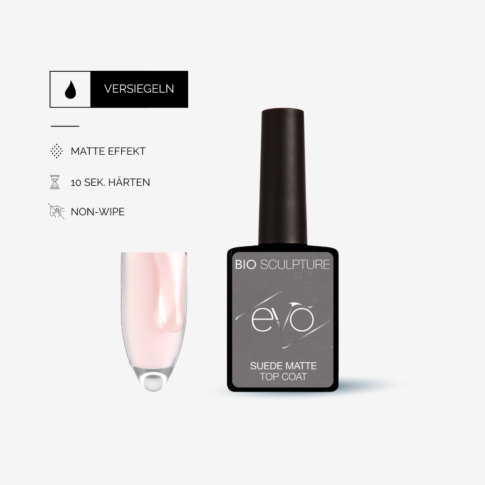 EVO SUEDE MATTE TOP COAT 14 ml
