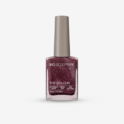 BIO SCULPTURE Berry Night Sky – schimmernder beerenroter Nagellack