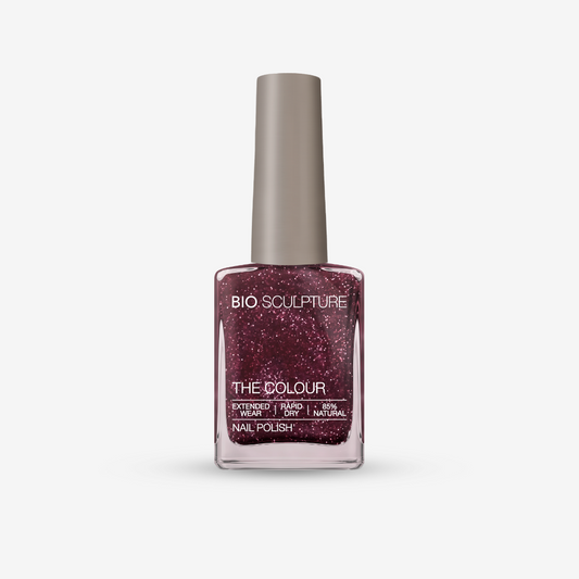 BIO SCULPTURE Berry Night Sky – schimmernder beerenroter Nagellack
