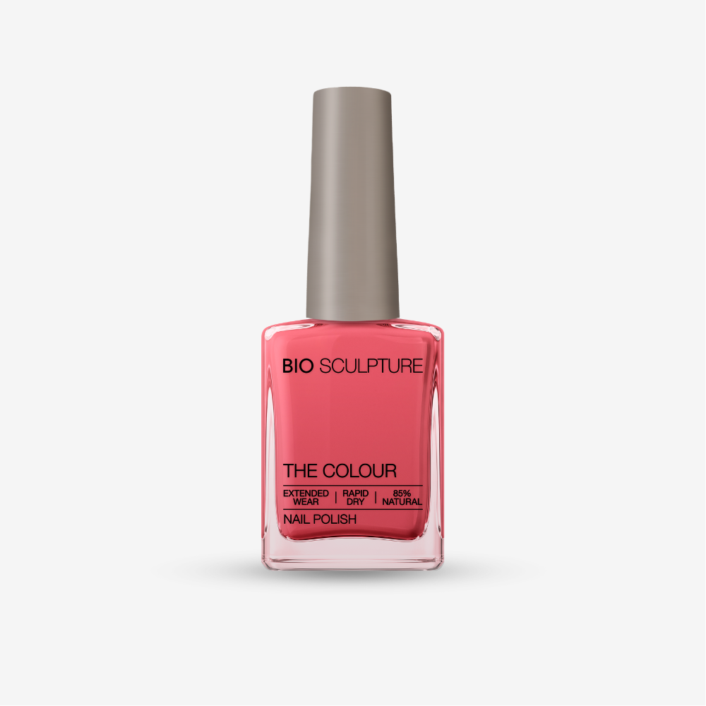 Bio Sculpture The Colour Fruity Tooty 15 ml – leuchtender korallrosa Nagellack
