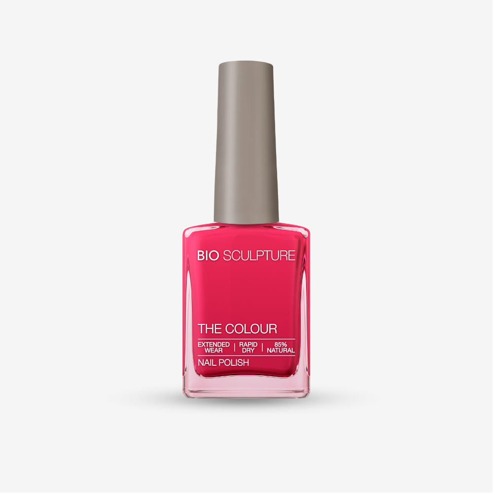 Bio Sculpture The Polish Paradise Pink – intensiver pinker Nagellack mit Himbeer-Unterton