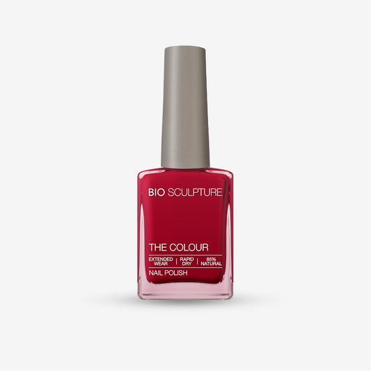Bio Sculpture The Colour Rambling Rose 15 ml – leuchtend roter Nagellack mit Rosé-Unterton