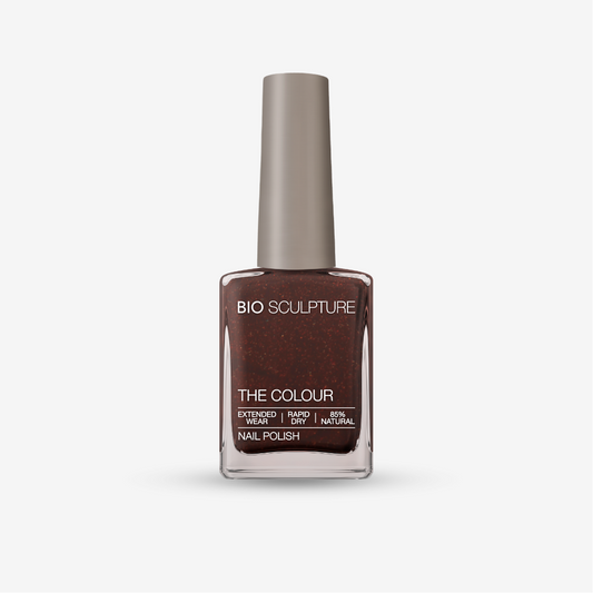 Bio Sculpture The Polish Rosewood Stardust – schokoladiger Kupferton mit metallischem Schimmer