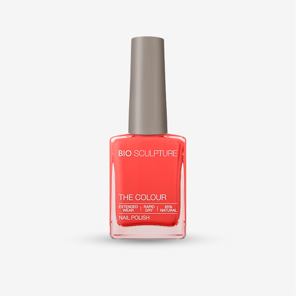 Bio Sculpture The Colour Spring Splash 15 ml – leuchtender korallfarbener Nagellack