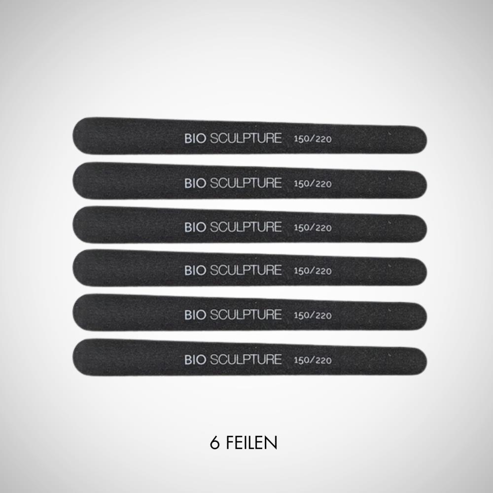 THIN BLACK FILE 150/220 GRIT MULTIPACK 6 STÜCK
