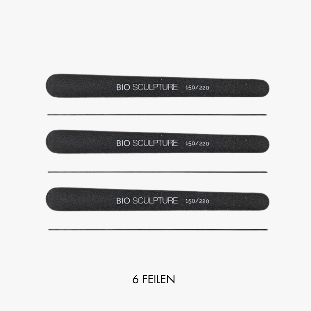 THIN BLACK FILE 150/220 GRIT MULTIPACK 6 STÜCK