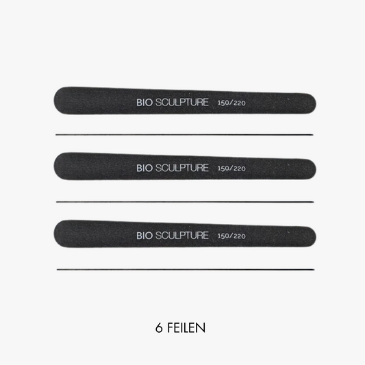 THIN BLACK FILE 150/220 GRIT MULTIPACK 6 STÜCK